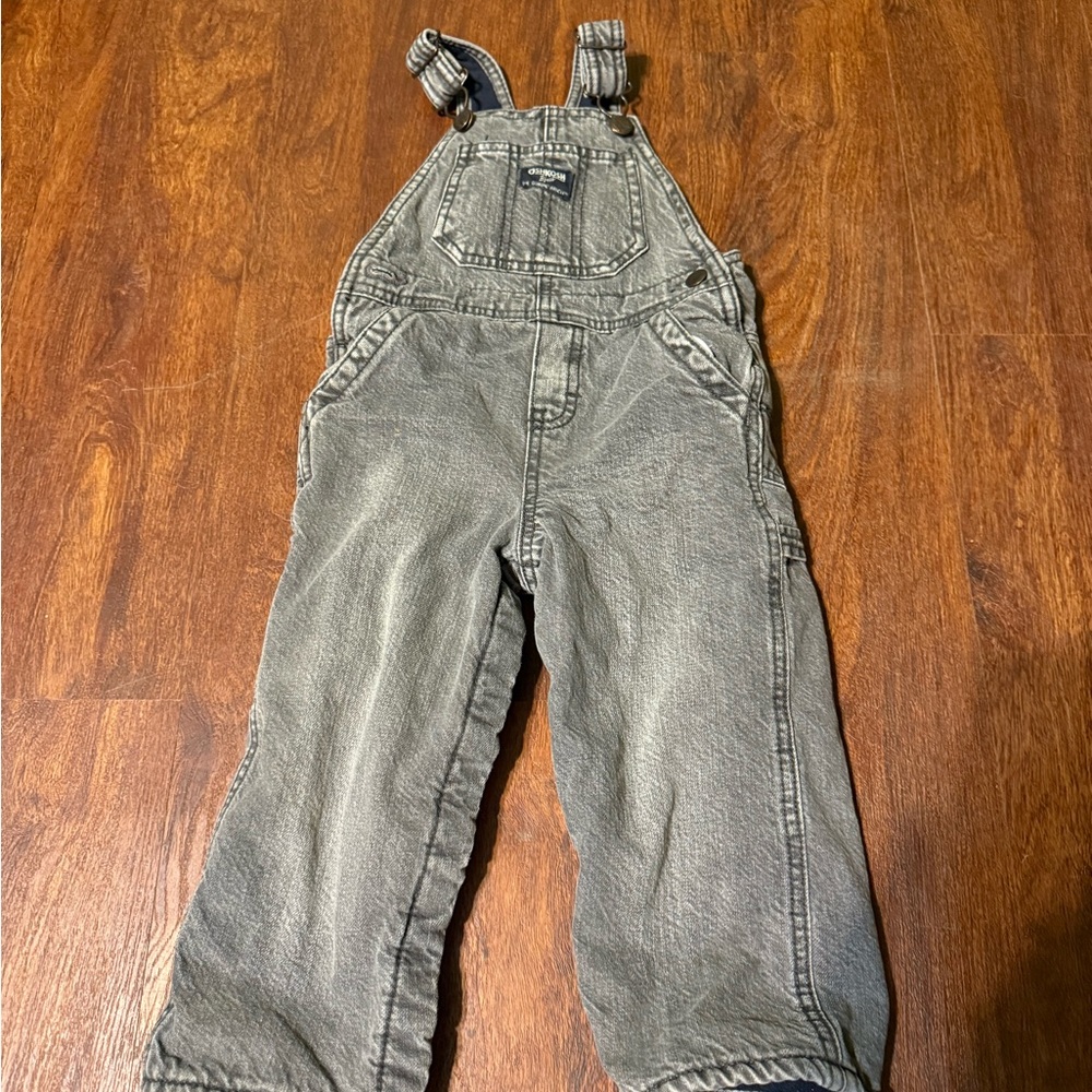 Kids Gray Overalls